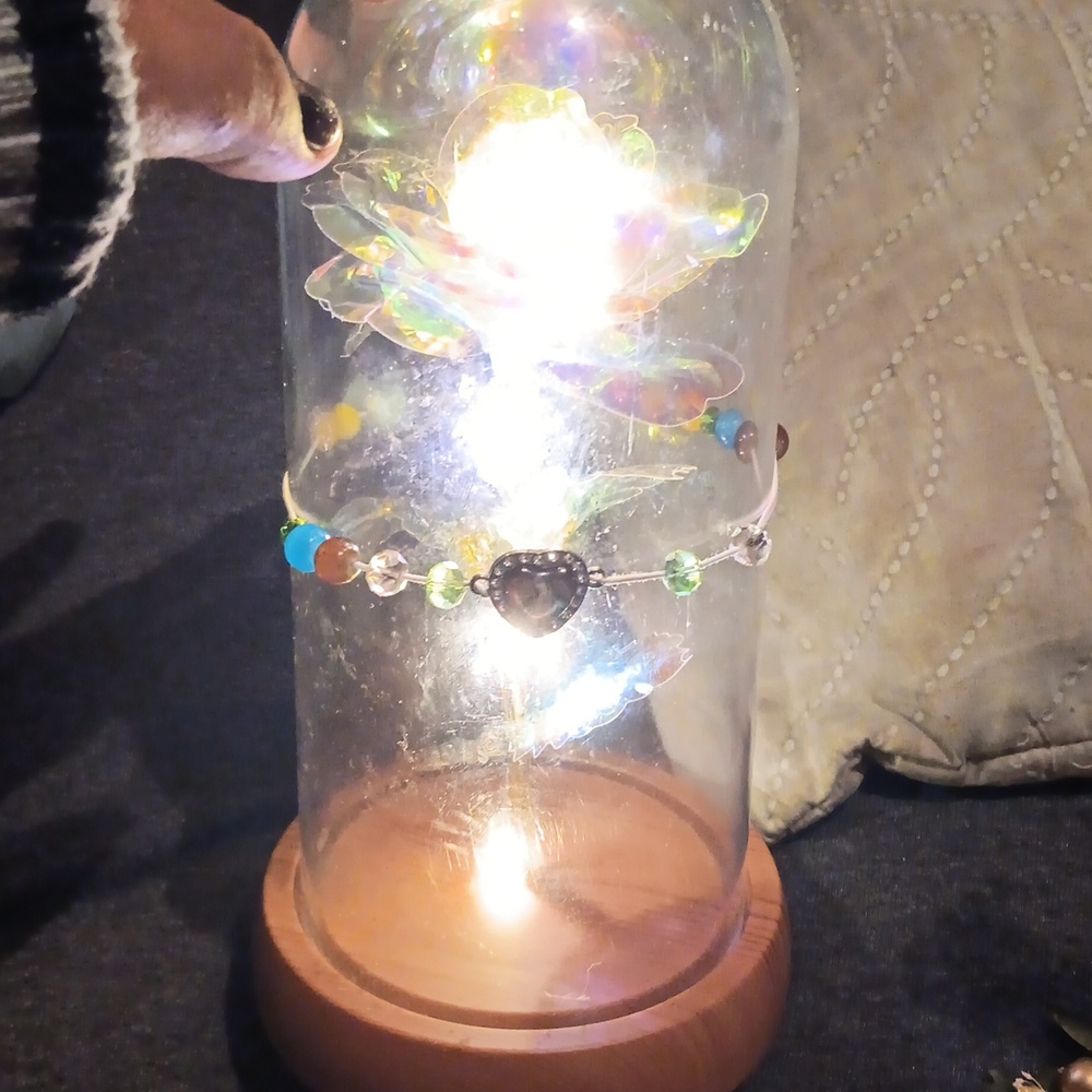 A rose lamp
